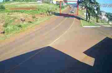 Catanduvas - Acidente é registrado em frente à base do SAMU